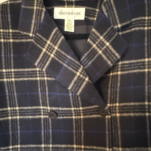 Jones New York 100% Wool Double-Breasted Size 12 Coat - Picture 3 of 10
